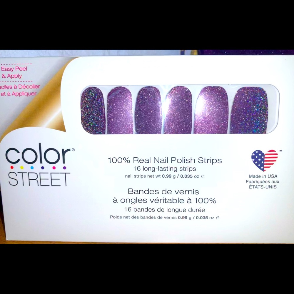 Color Street Nail Polish Strips in Night Terror. Brand new.